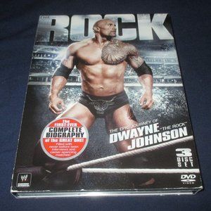 WWE: The Epic Journey of Dwayne "The Rock" Johnson (DVD, 2012, 3-Disc Set)